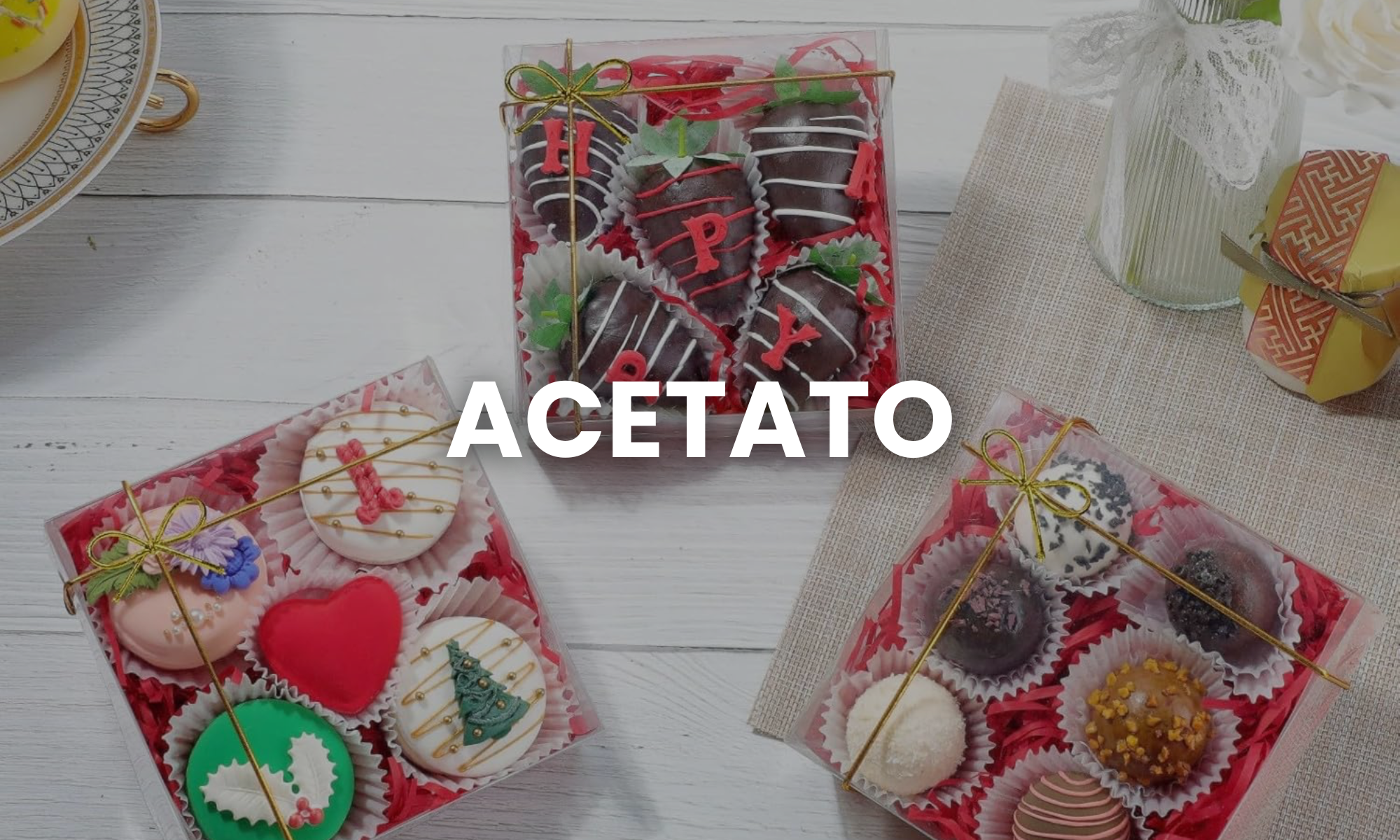 Cajas de acetato