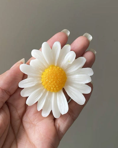 Molde de silicona con forma de margarita