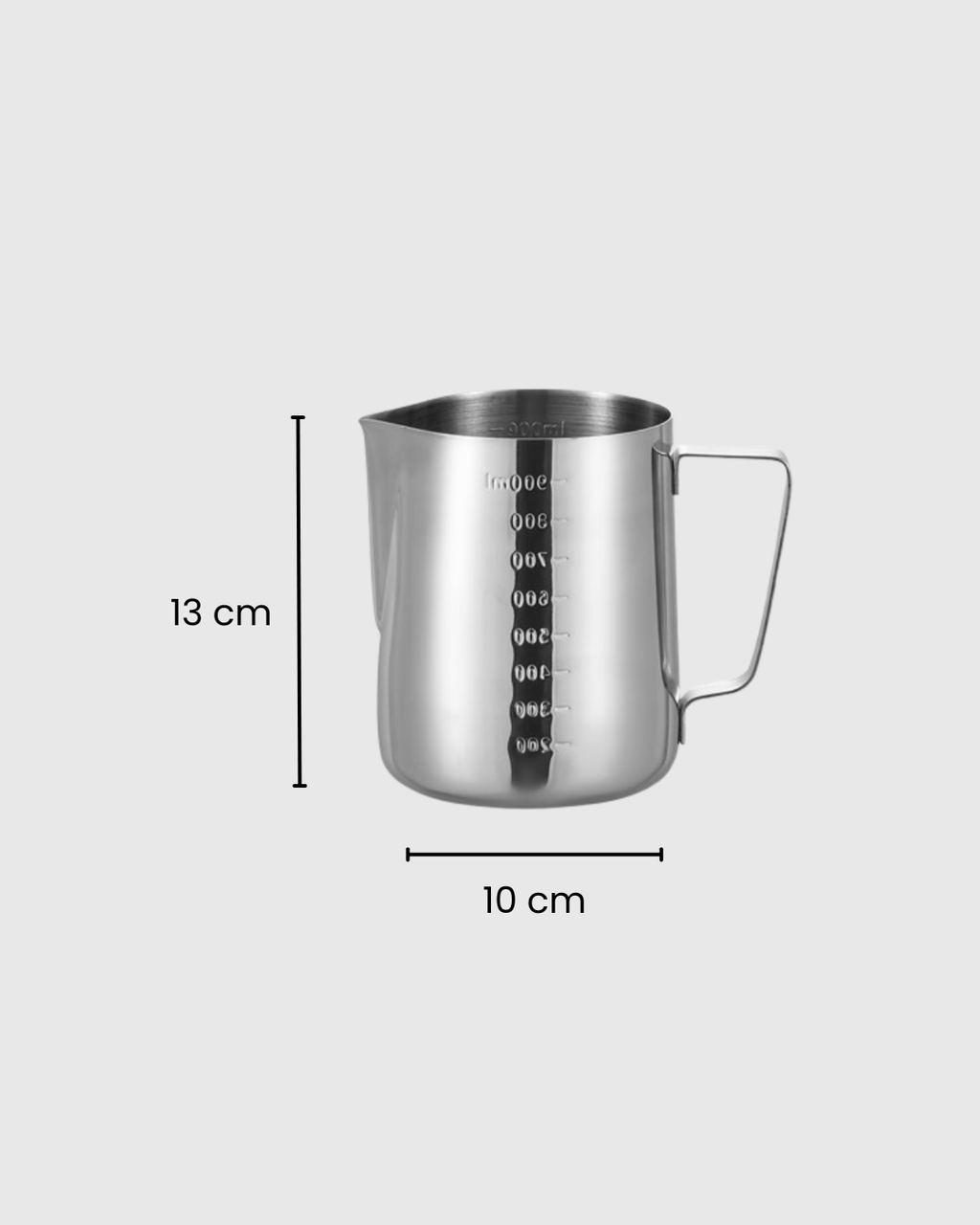 Recipiente de cera de acero inoxidable de 900 ml con cuchara