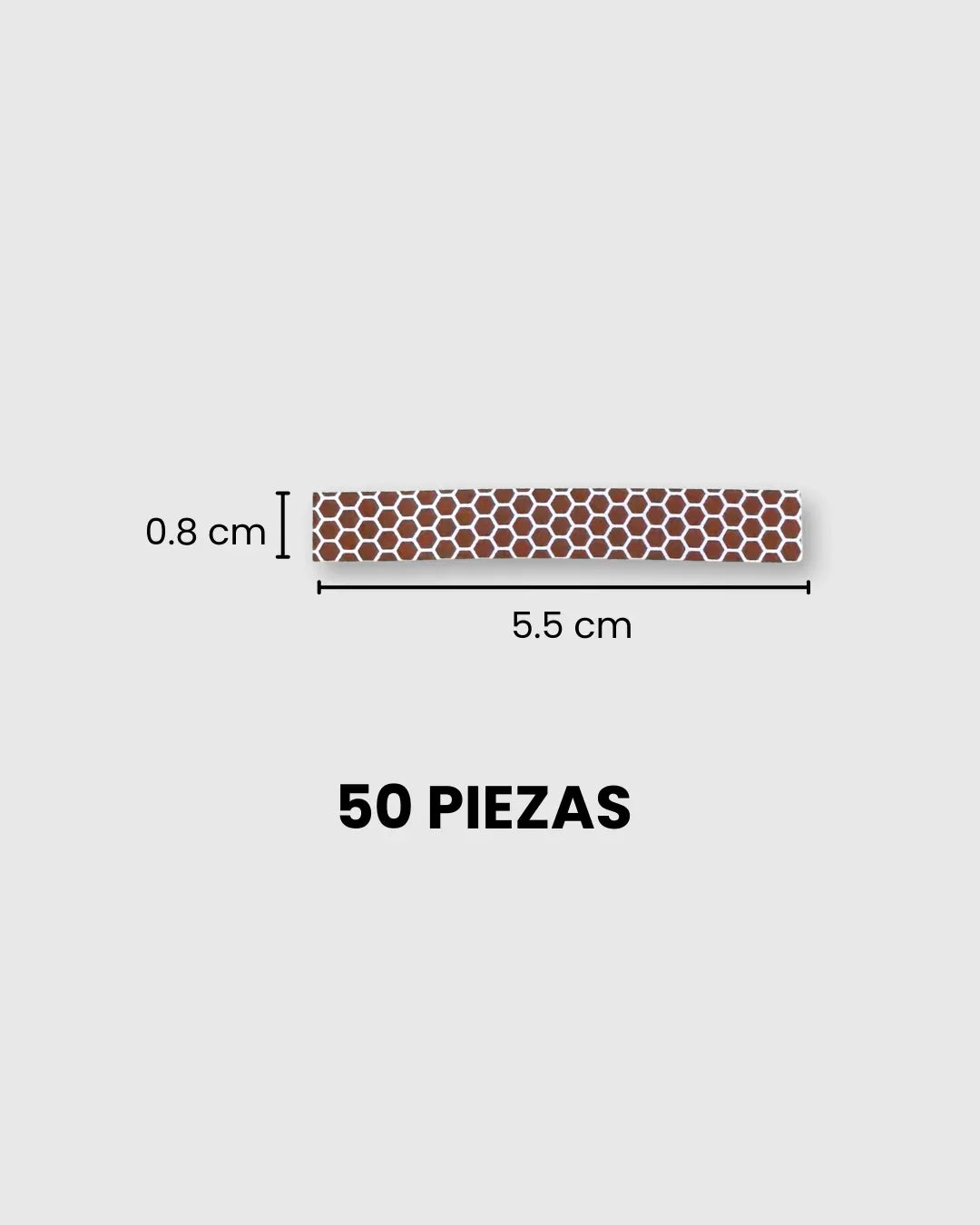 50 rectángulos adhesivos para encender fósforos