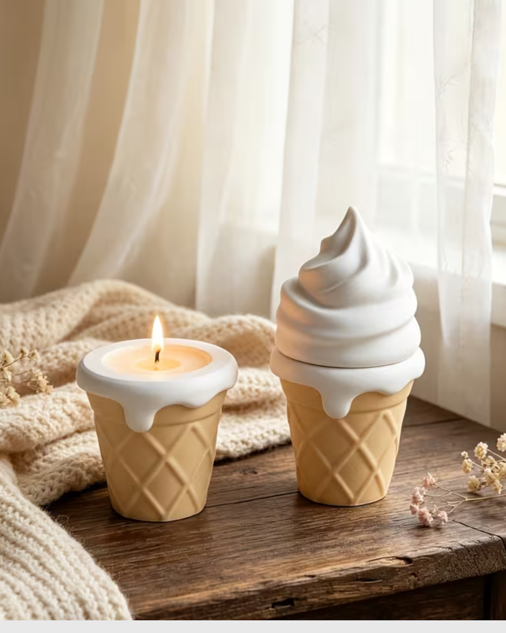 Molde de Silicona pequeño helado con Base
