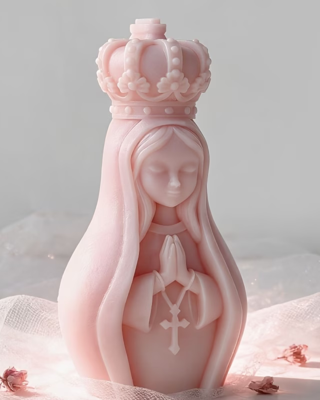 Molde de Silicona Virgen con Corona