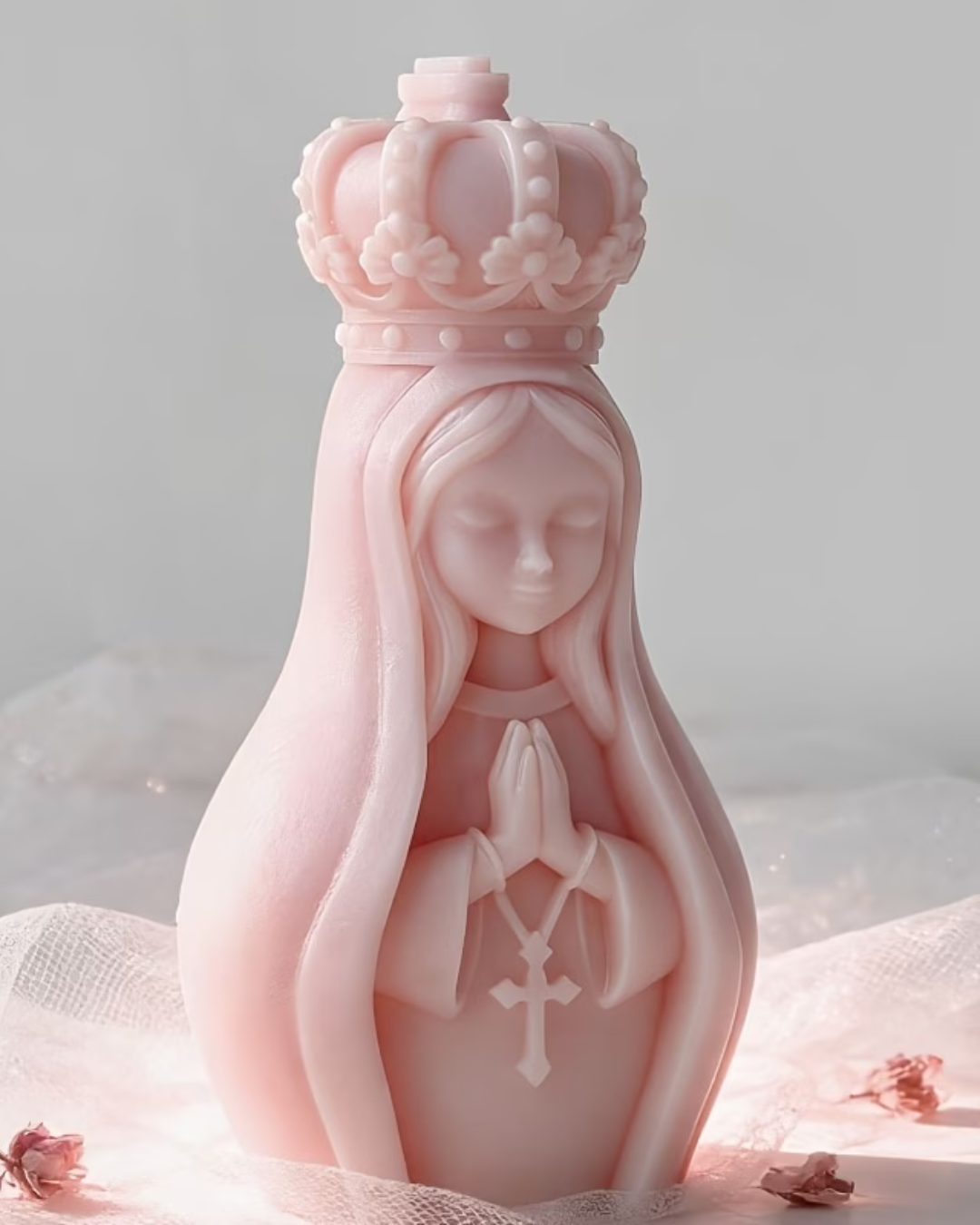 Molde de Silicona Virgen con Corona