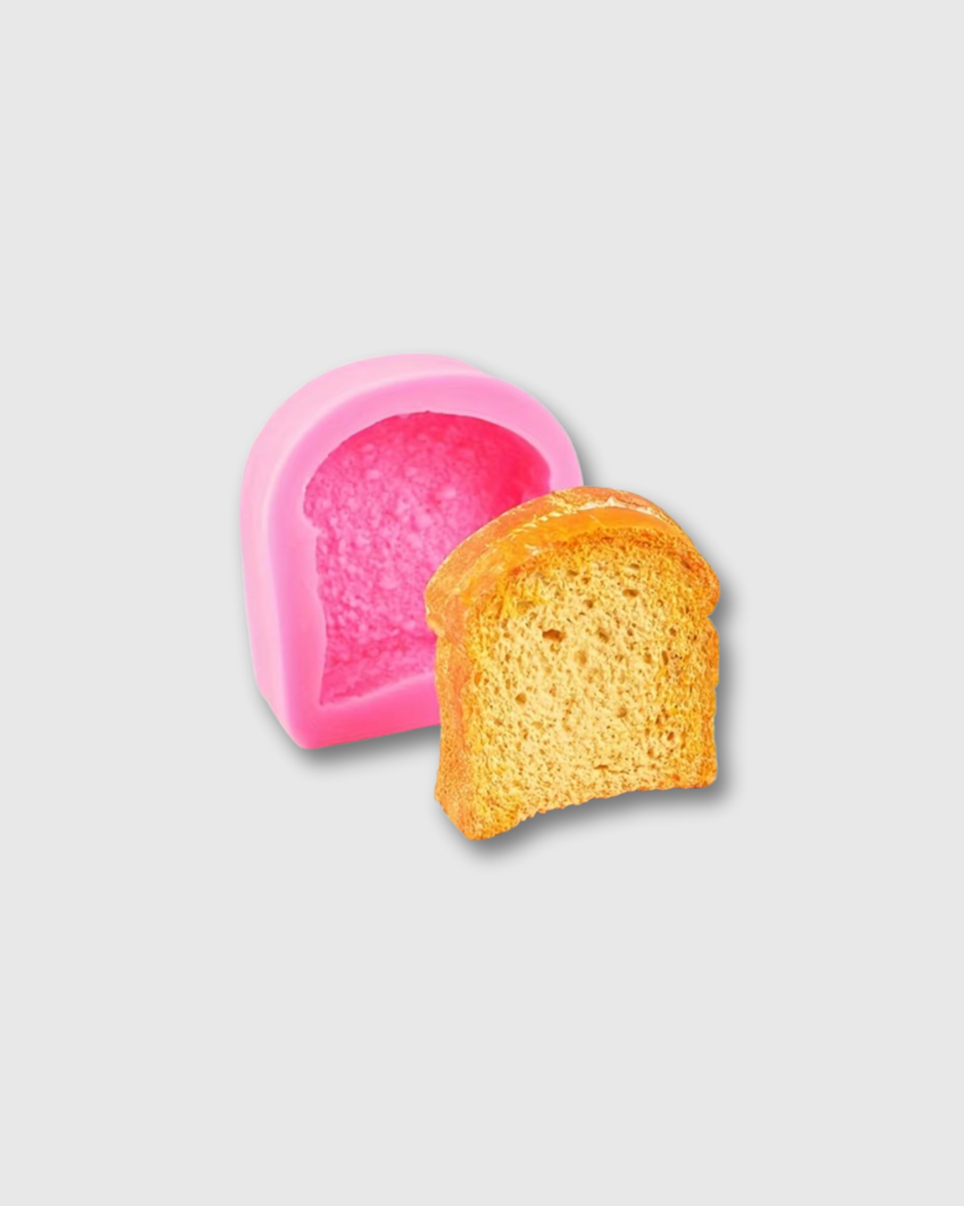 Molde de Silicona con forma de Pan Tostado