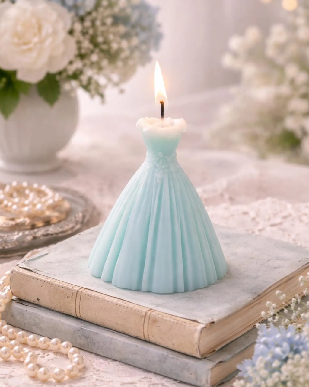 Molde de Silicona en Forma de Vestido