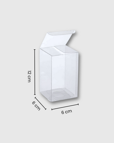 caja transparente para empacar