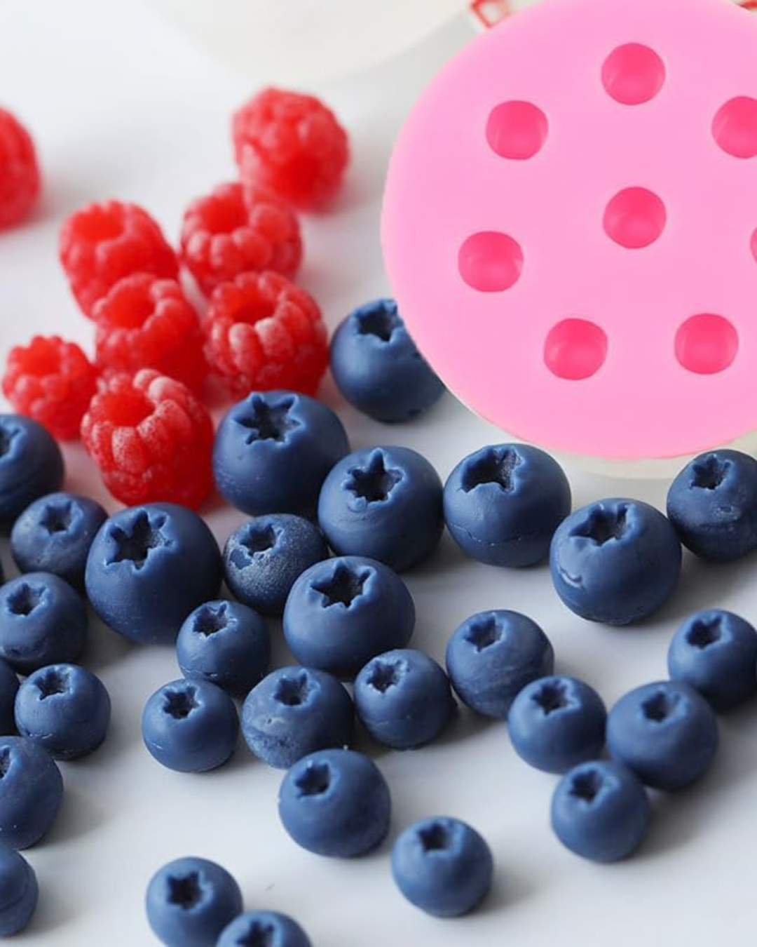 Set 4 Moldes de Silicona para Velas Frutales