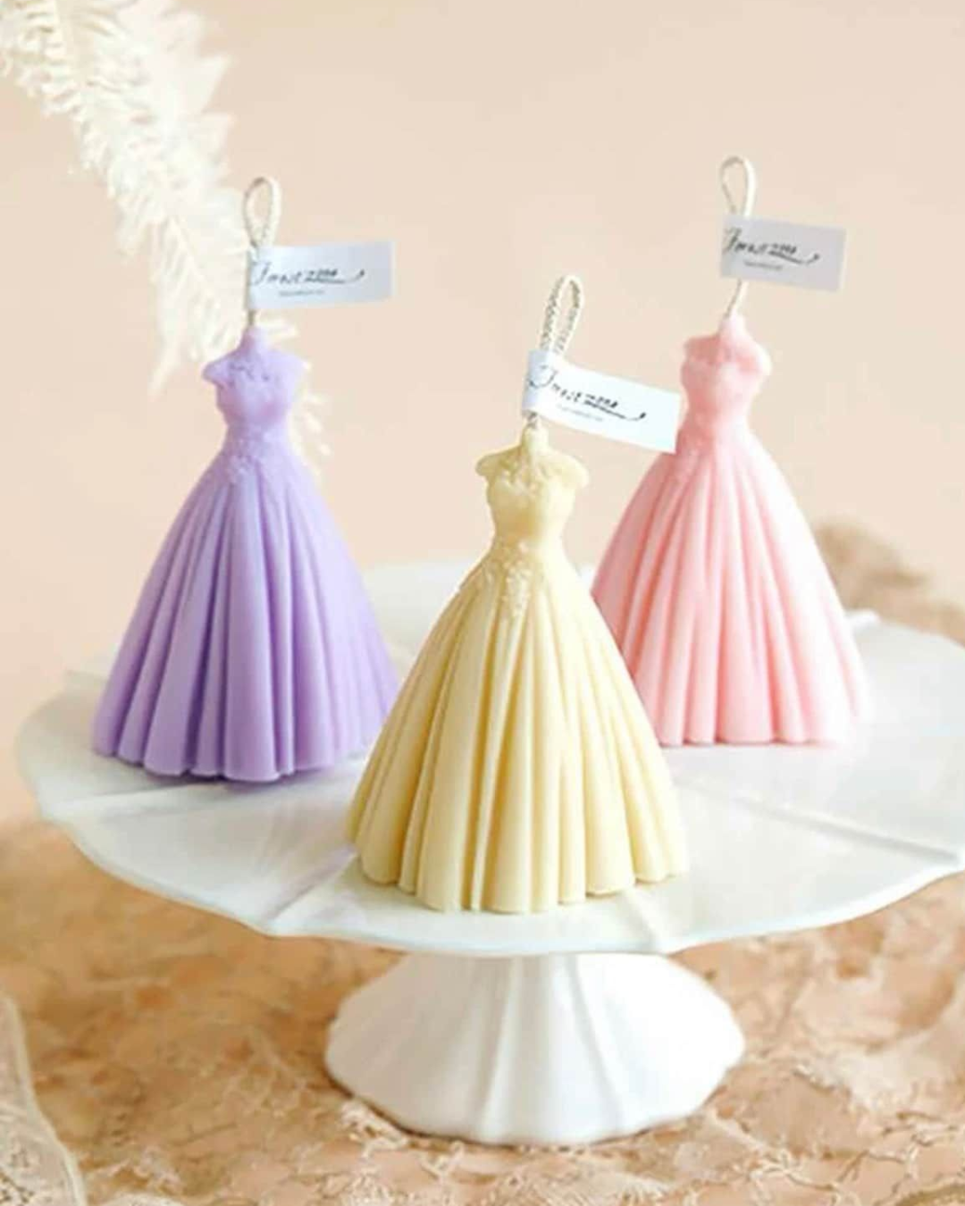 Molde de Silicona en Forma de Vestido