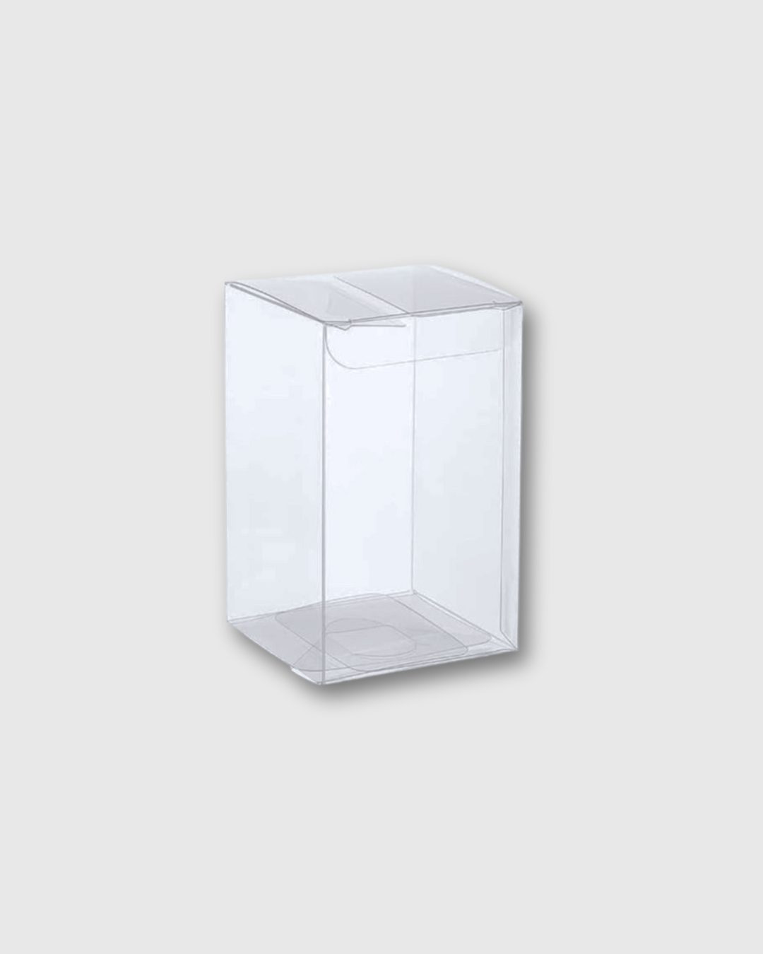 caja de acetato  6x6x12cm