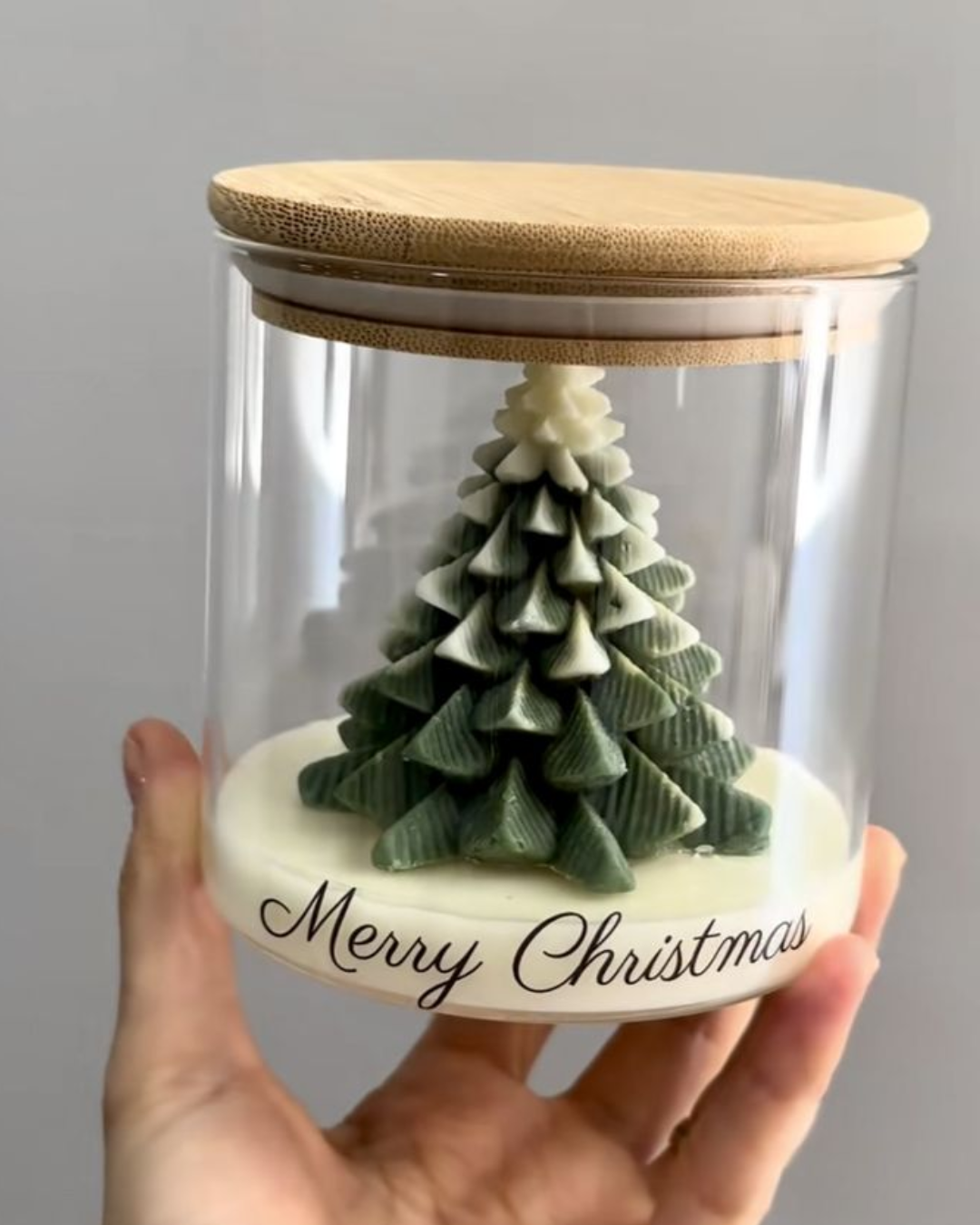 Molde de silicona árbol de navidad (pino pequeño)