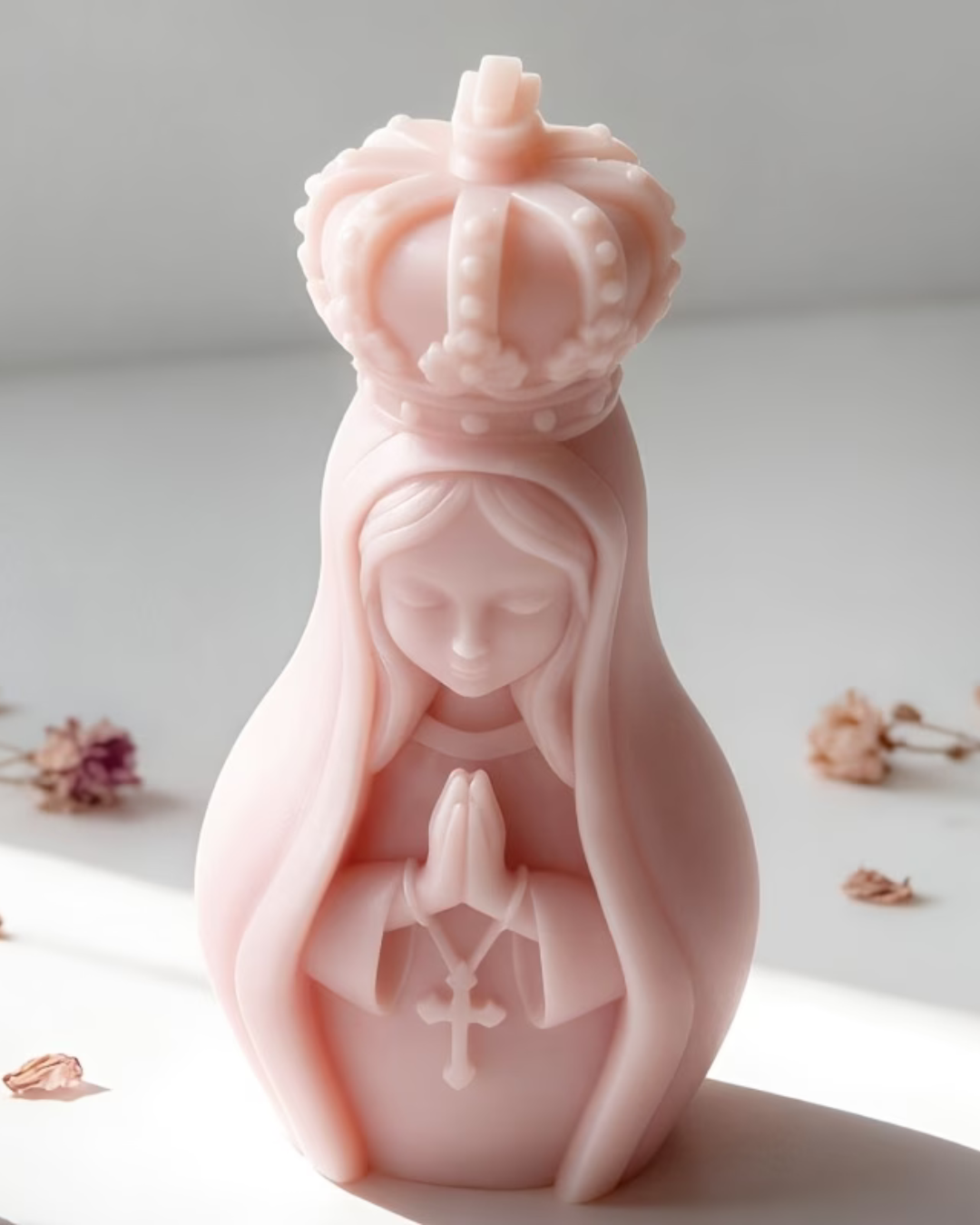 Molde de Silicona Virgen con Corona