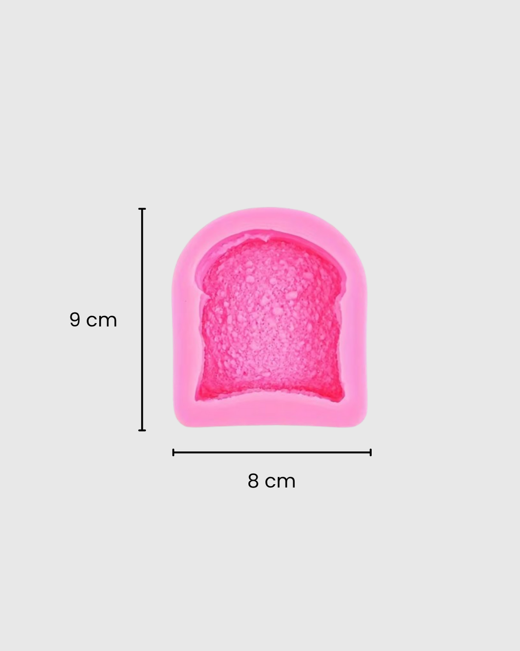 Molde de Silicona con forma de Pan Tostado