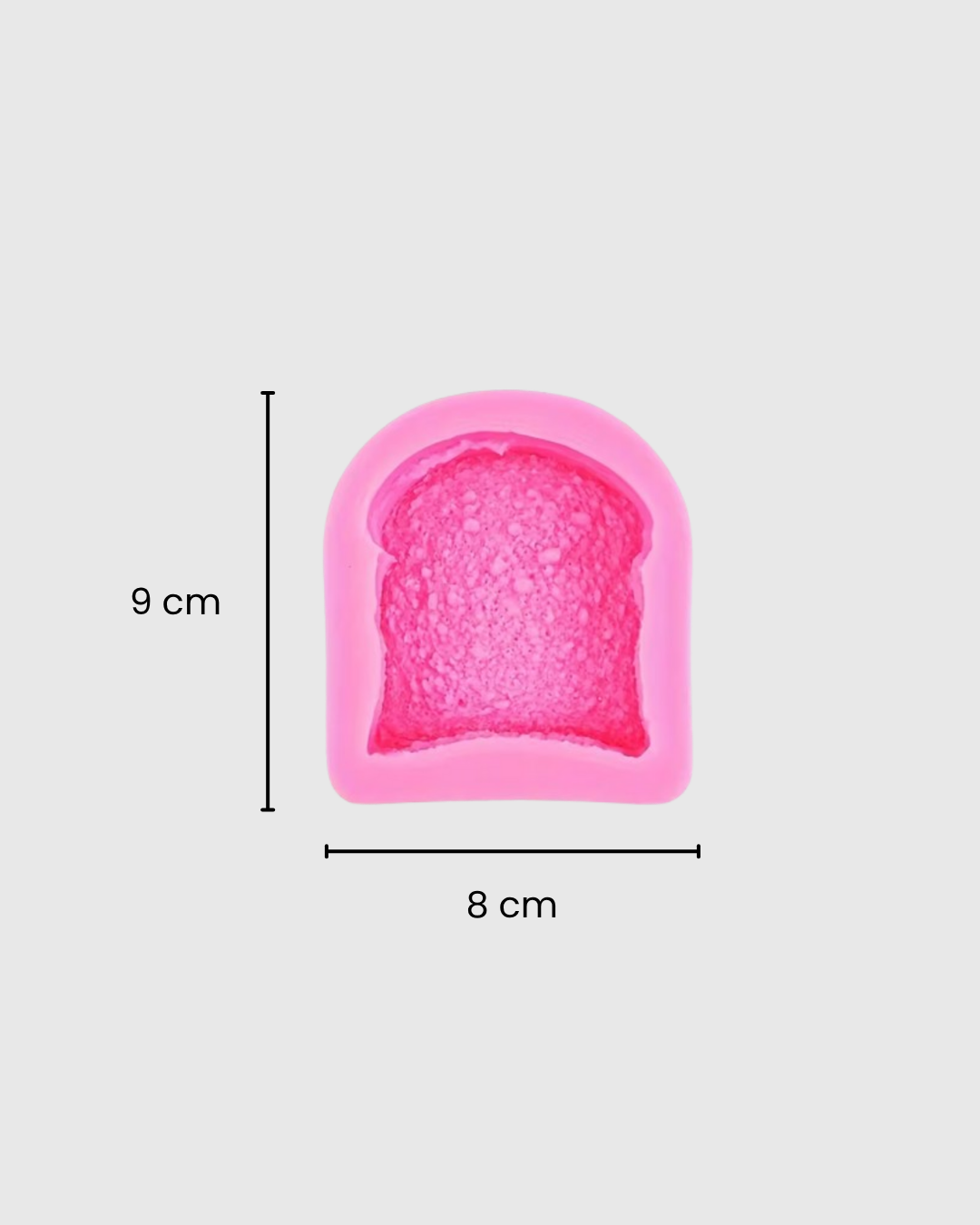 Molde de Silicona con forma de Pan Tostado