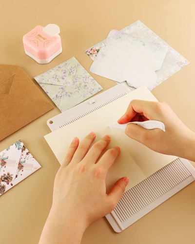 Tabla de marcar y perforar compacta de plástico resistente