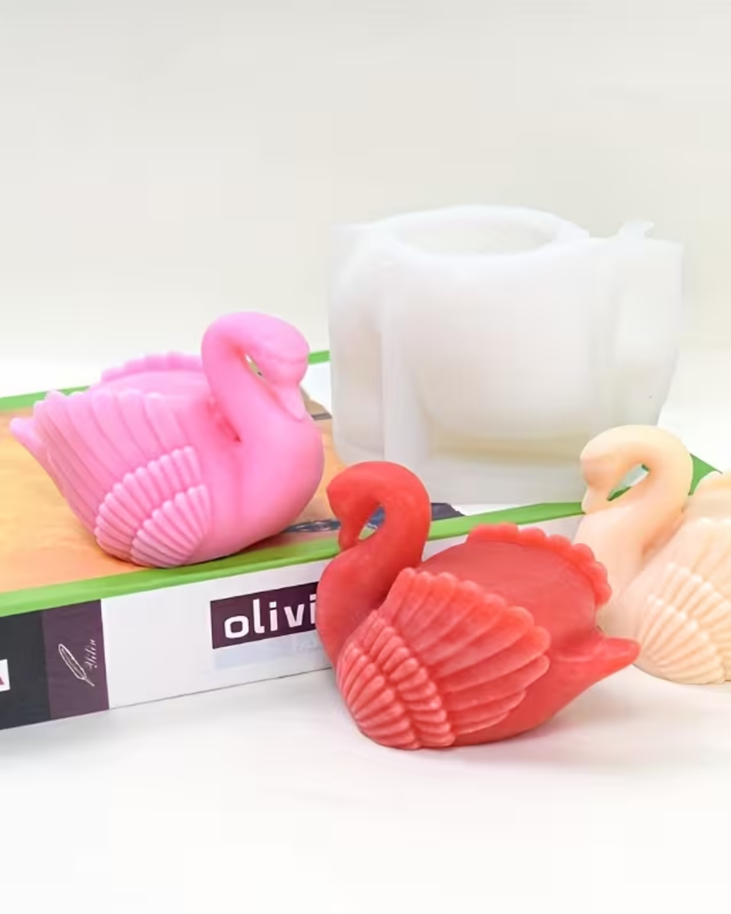 Molde de Silicona en Forma de cisne