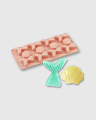 Molde de Silicona Colas de Sirena y Conchas
