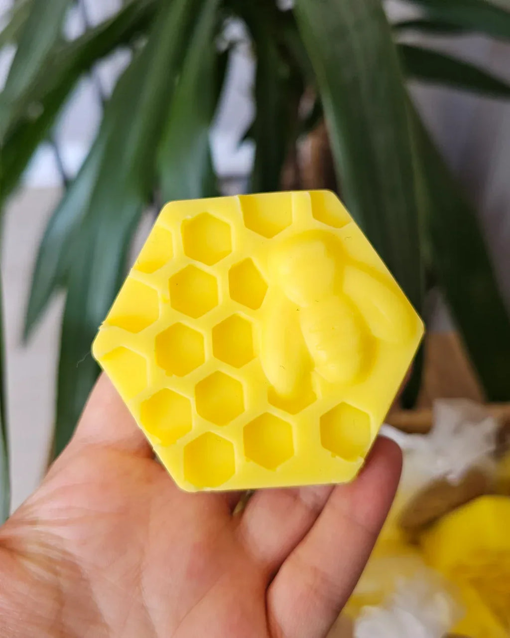 Molde de Silicona para Jabones Colmena con Abeja