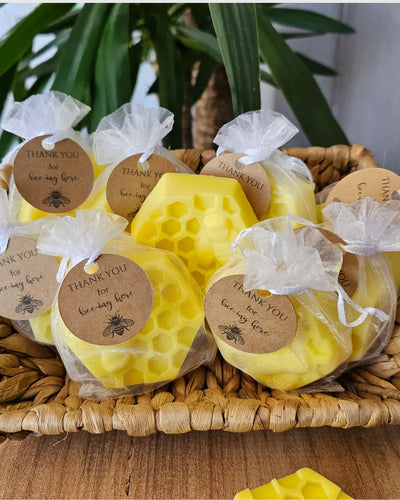 Molde de Silicona para Jabones Colmena con Abeja
