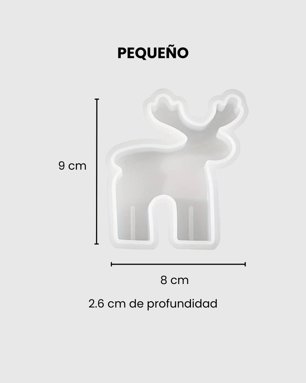 Molde de Silicona Reno Pequeño