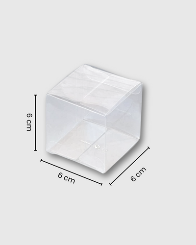 recipiente de acetato  6x6x6cm