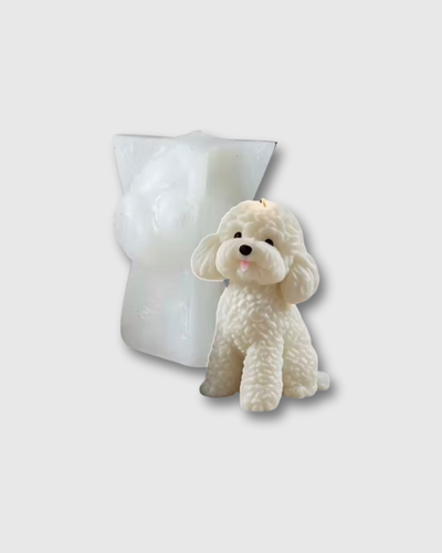 Molde de Silicona en Forma de French Poodle