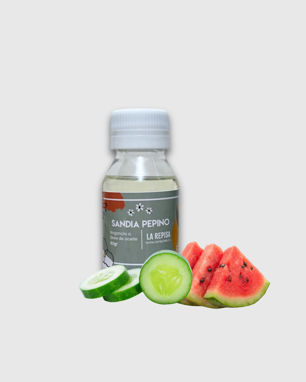 Fragancia premium: Sandia Pepino 60gr