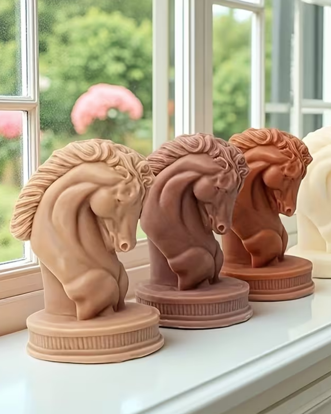 Molde de Velas de Silicona con Cabeza de Caballo