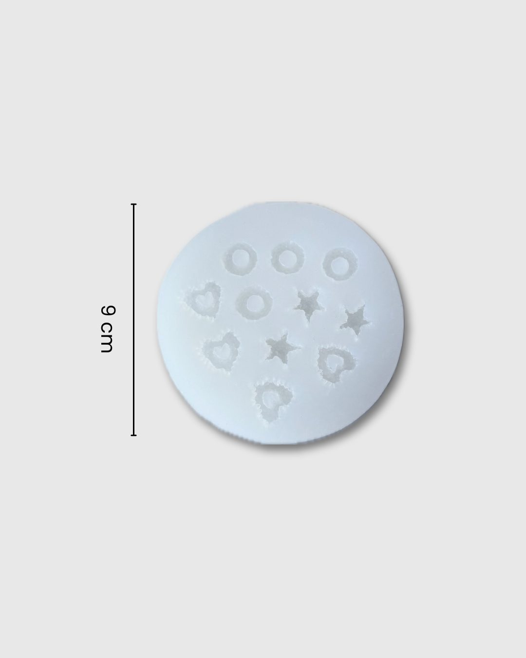 Molde de silicona con forma de cereal froot loops