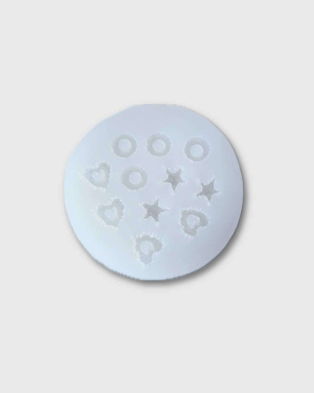 Molde de silicona con forma de cereal froot loops