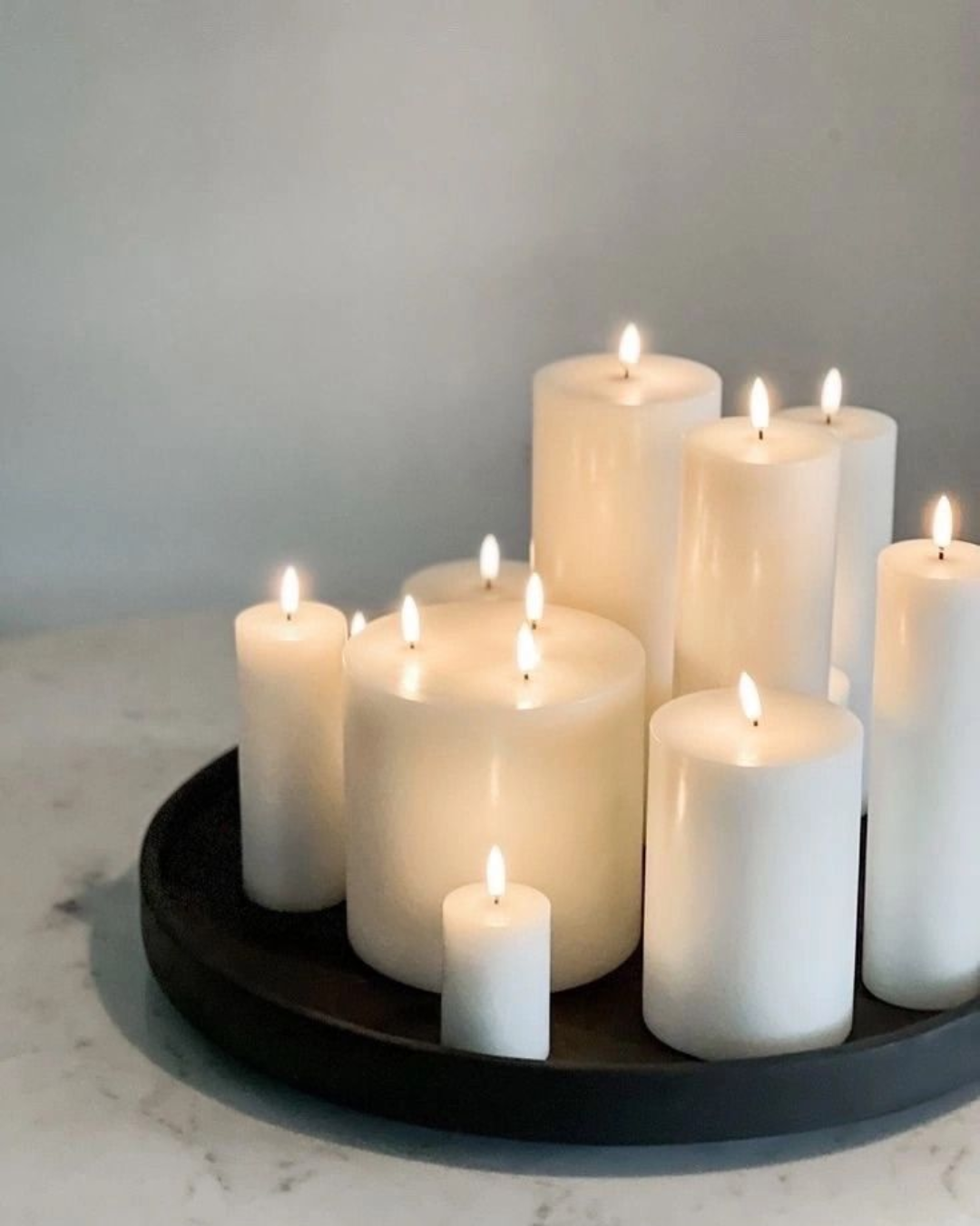 Kit de 5 Moldes Cilíndricos para Velas