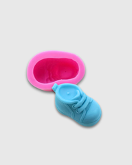 Molde de silicona en forma de zapatico de bebé