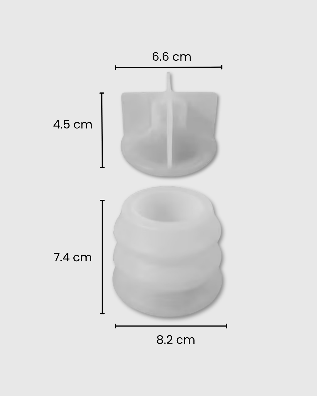 Molde de Silicona Recipiente Árbol de Navidad con Tapa