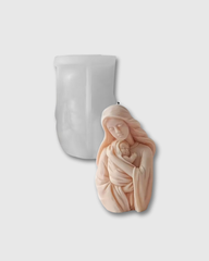 Molde de Silicona Virgen María con el Niño
