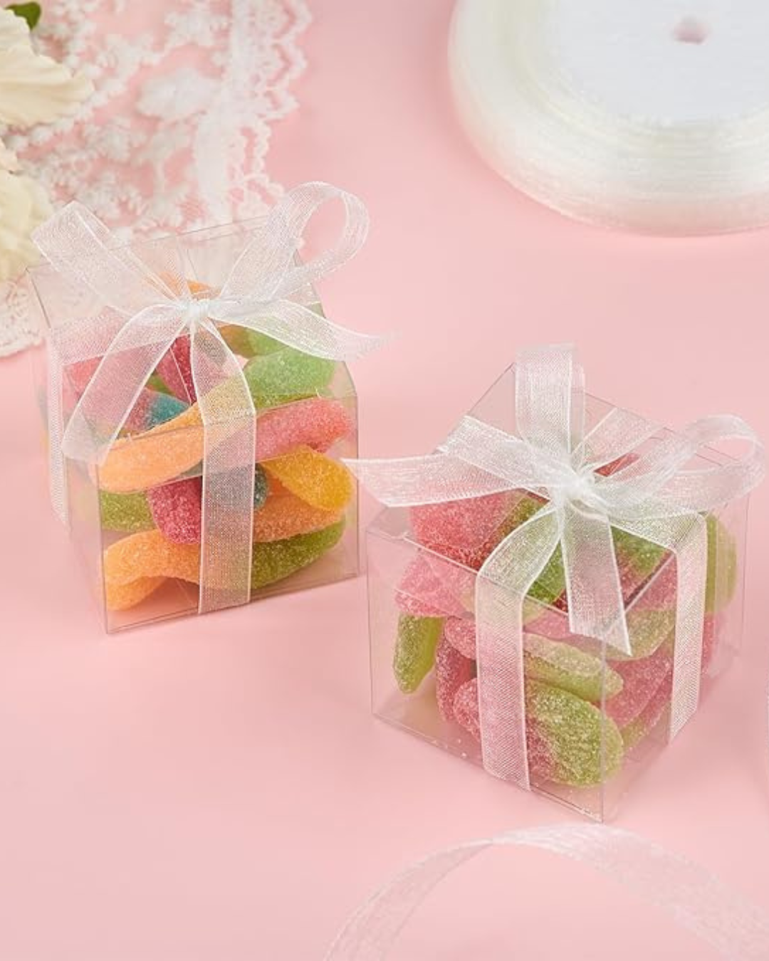 recipiente para dulces, velas, jabones