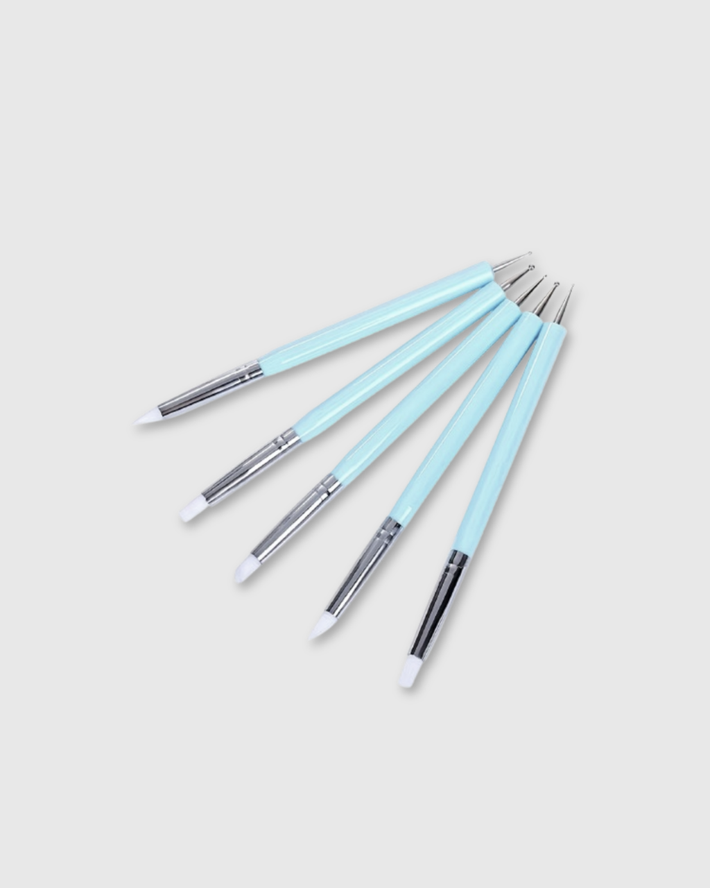 Set de 5 Pinceles de Doble Punta para Decoración