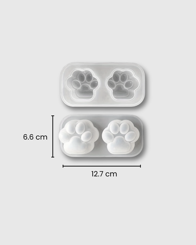 Molde de Silicona en Forma de 2 Huellas