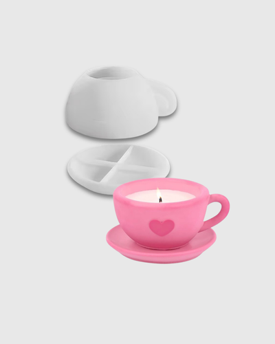 Set de Moldes de Silicona en forma de taza y bandeja