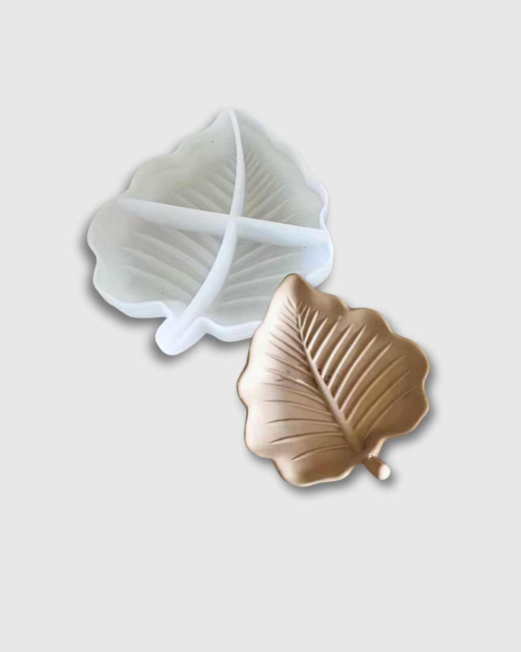Molde de Silicona en Forma de Hoja