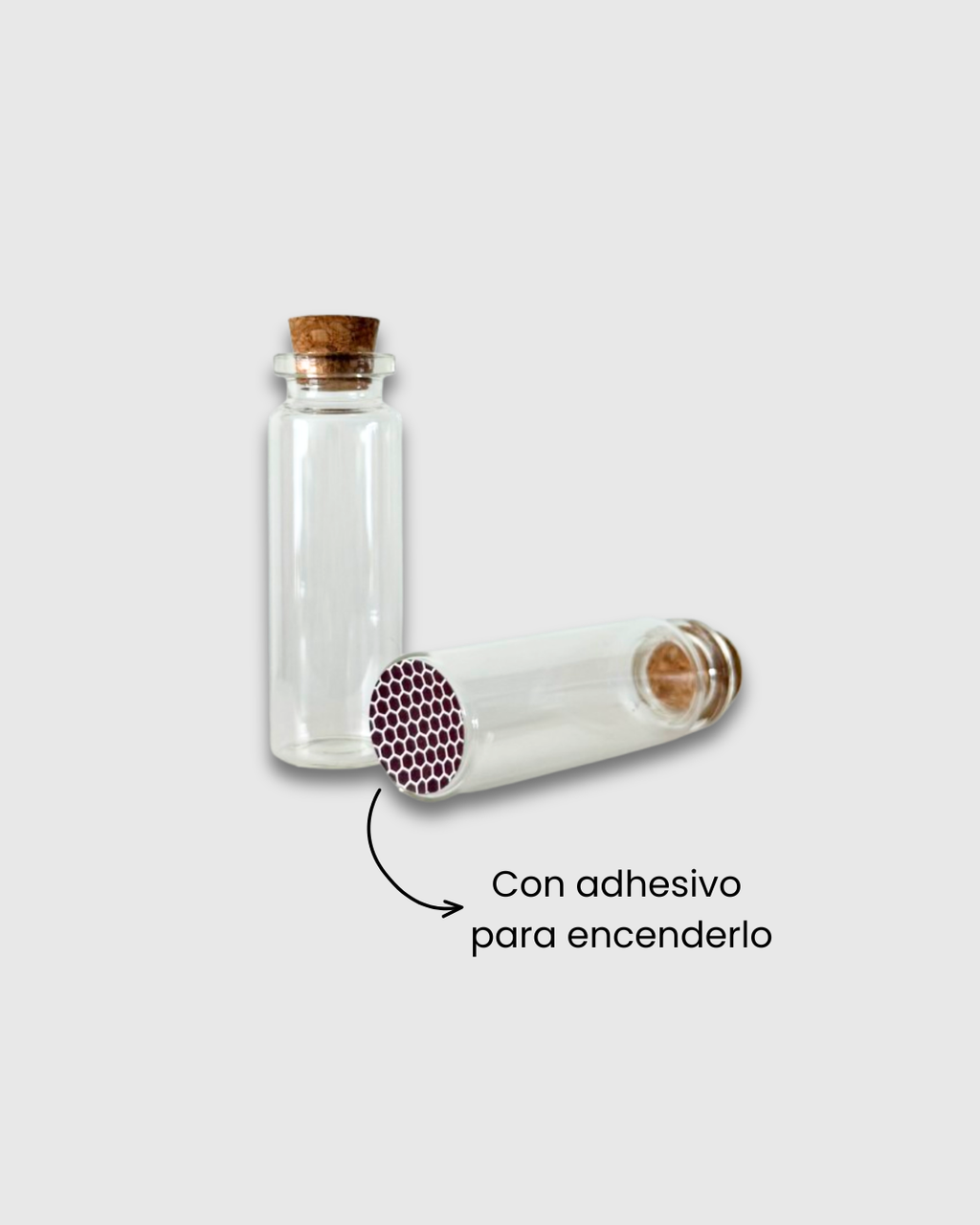 Frasco tapa corcho 15ml