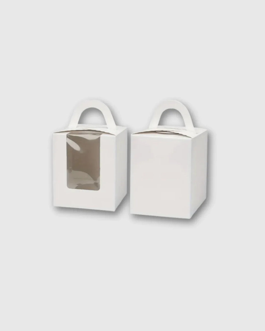 Cajas individuales para cupcakes con ventana 11x9x9
