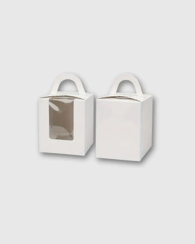 Cajas individuales para cupcakes con ventana 11x9x9