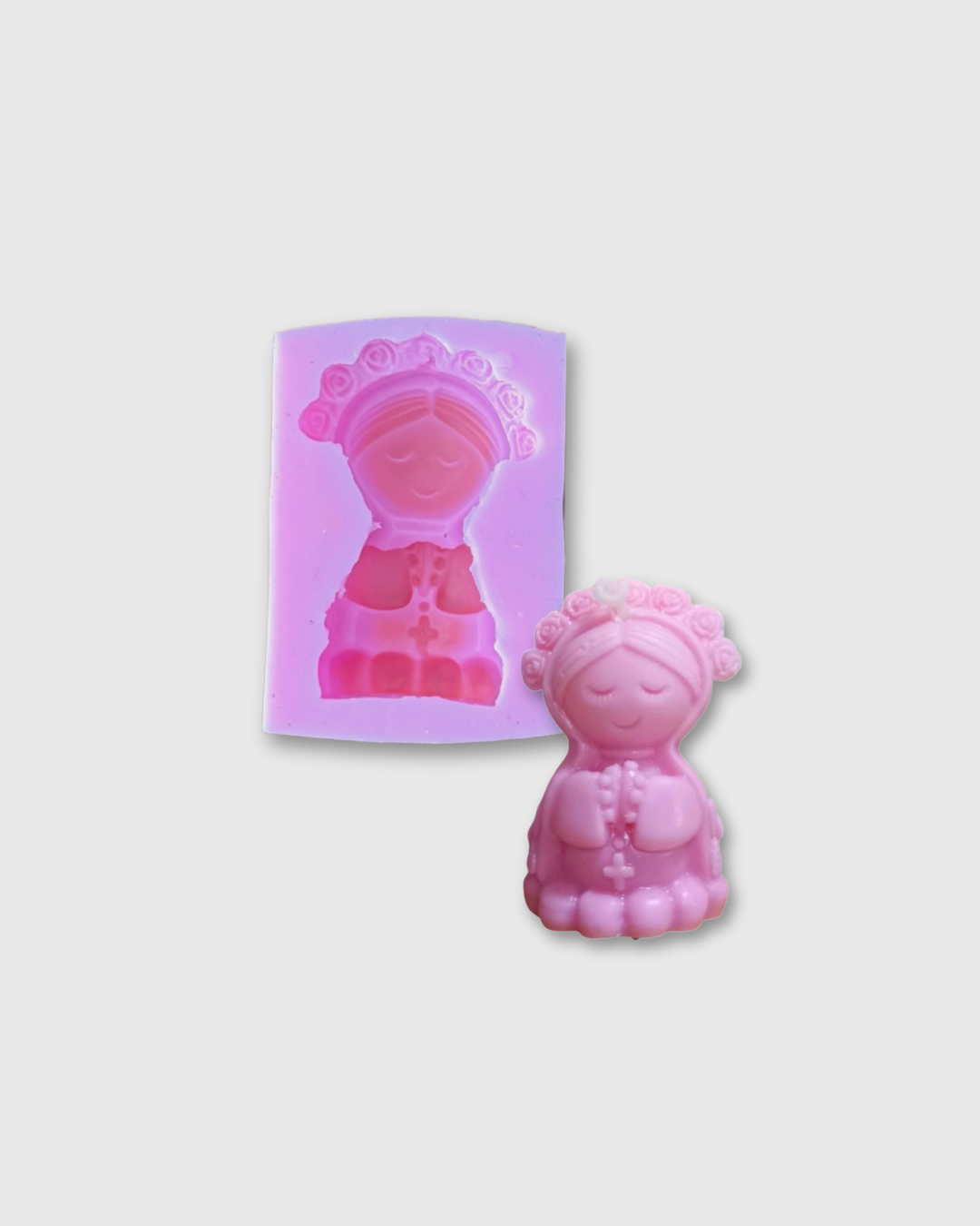 Molde de Silicona Virgencita Niña