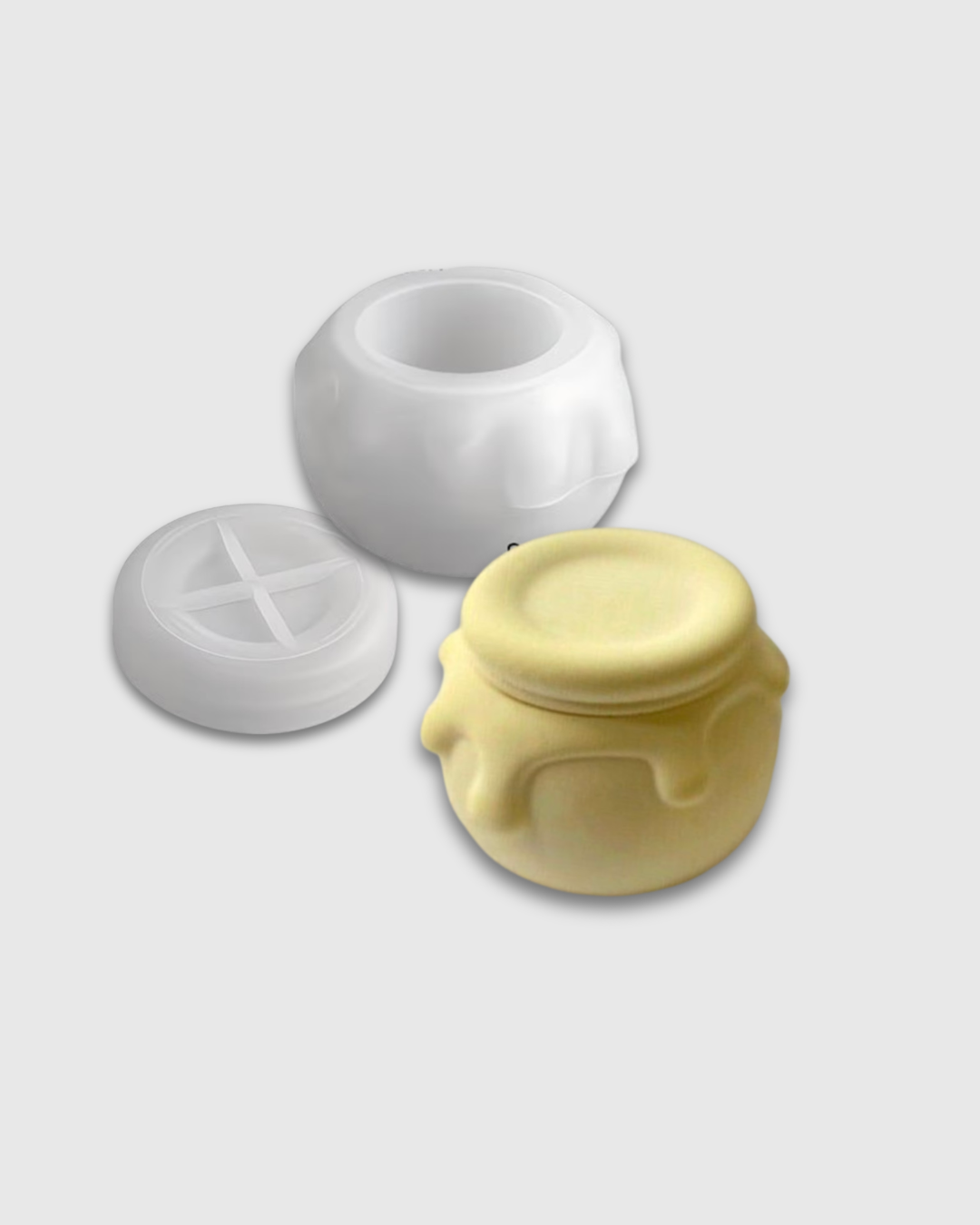 Molde de Silicona Tarro de Miel con Tapa