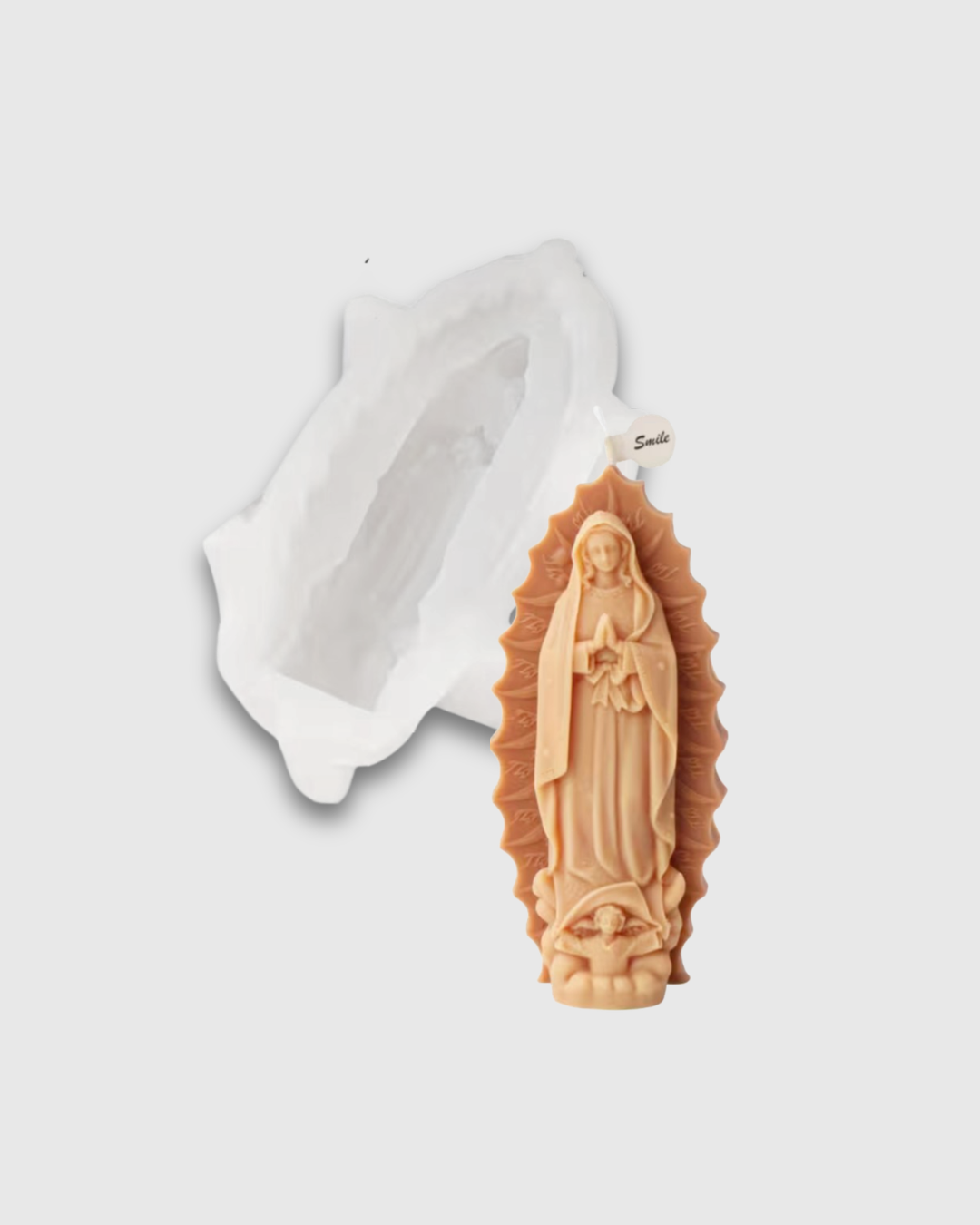 Molde de Silicona Virgen de Guadalupe – Tamaño Grande