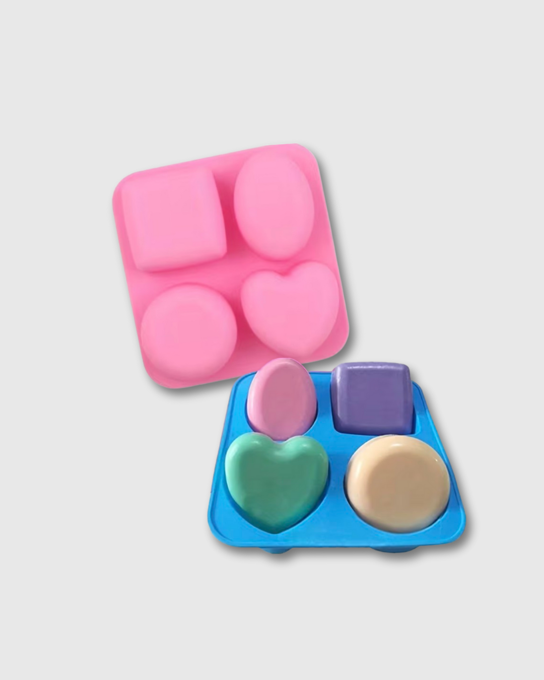 Molde de silicona multiforma para jabones y velas