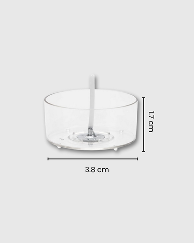 vasos transparentes de policarbonato velas de te