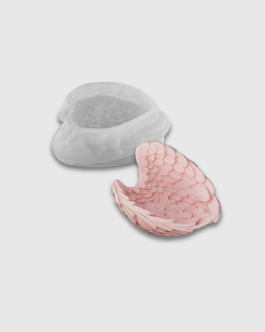 Molde de Silicona Candelabro con Alas – Porta Velas Pequeño