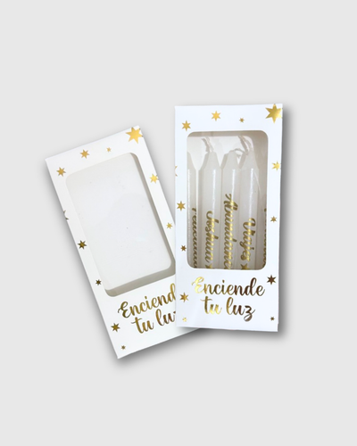 caja de velas 5 unidades