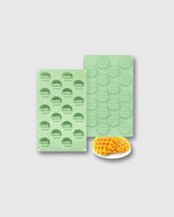 Molde de Silicona en Forma de Mini Waffles