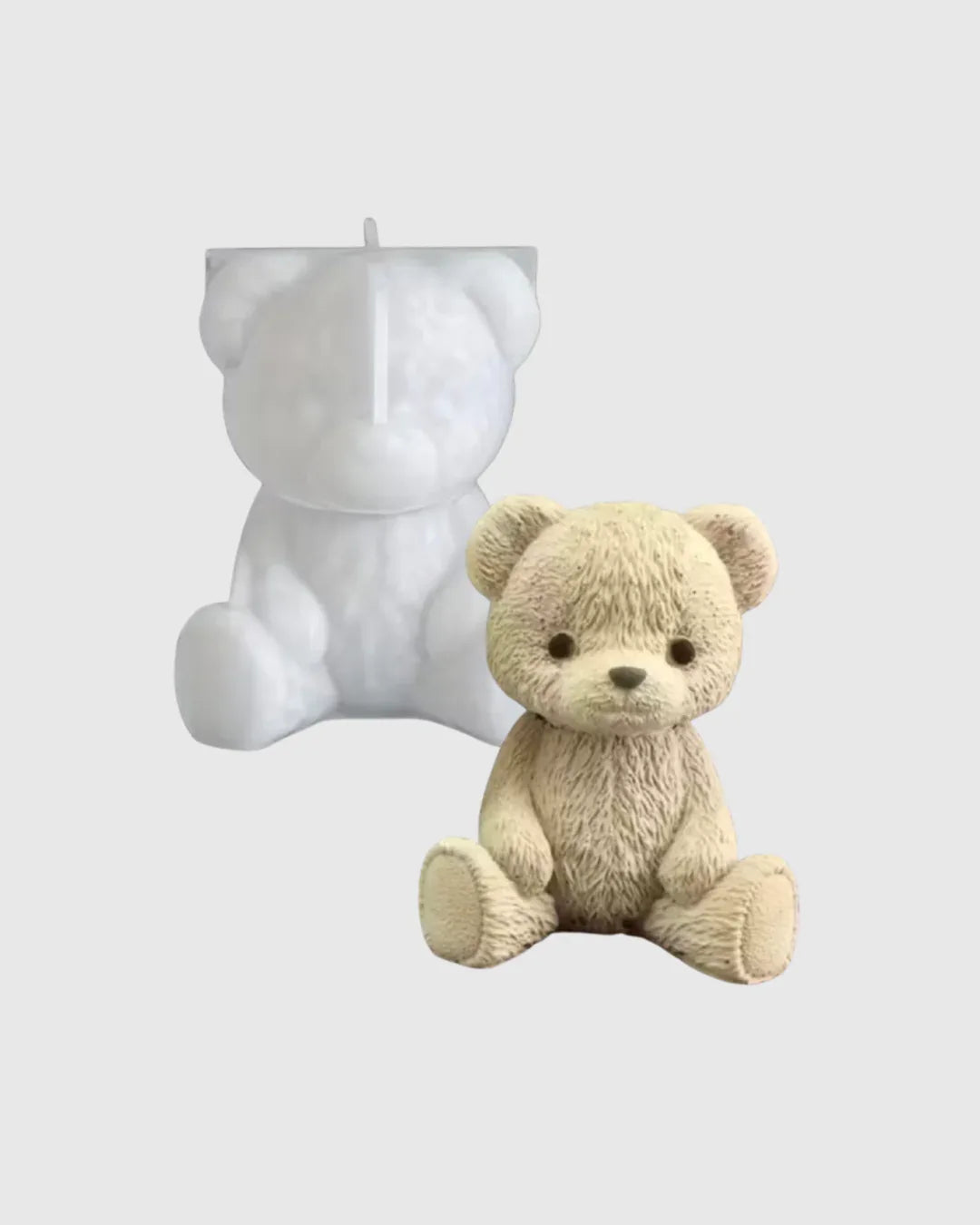 Molde de silicona oso teddy mediano